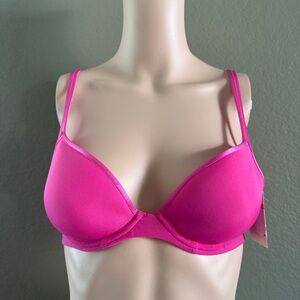 NWT Pink Molded Cup T-Shirt Bra with Underwire Size 32B